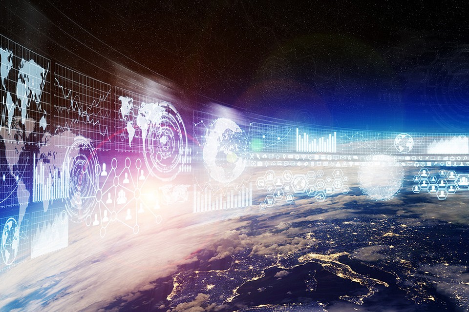 Global network and data exchange over the world