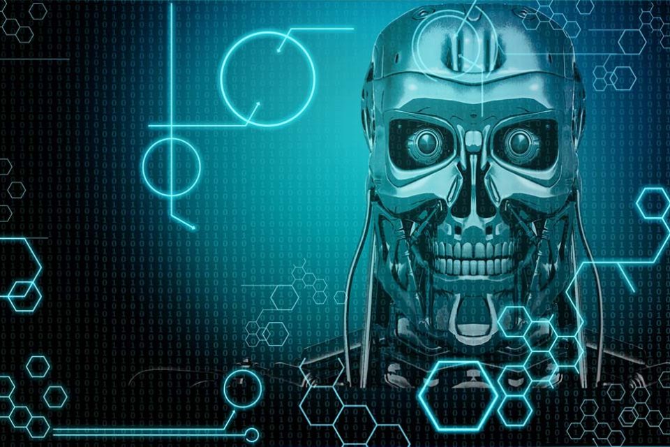 Computer Robot Background. Photo: jim/Adobe Fotolia