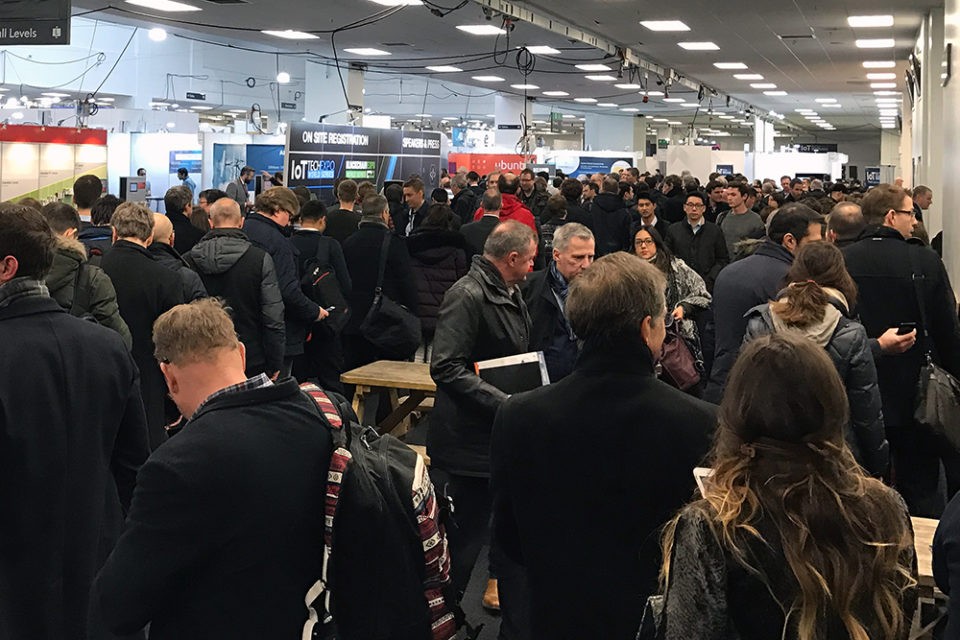 Crowd at IoTTechExpo