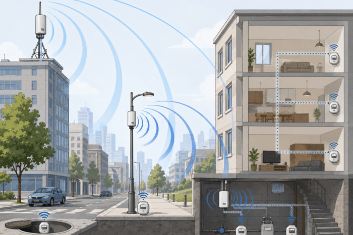 Wie viele Smart-Meter passen auf ein LoRaWAN-Gateway?